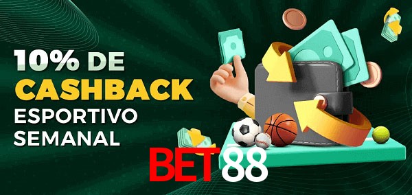 10% de bônus de cashback na Bet88